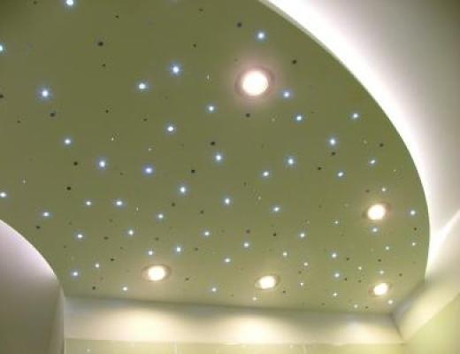 LED-es csillagos égbolt fürdőszobába